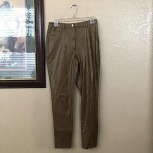 Wildfires free faux leather leggings size 6